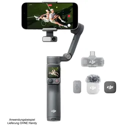 OSMO Mobile 8P Creator Combo, Gimbal mit Multif.-Modul+Mic Mini+Ladeg.