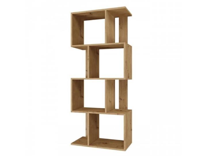 GILDA - Bibliothèque modulable style moderne - Dimensions 59.5x30x140 cm - Meuble séparateur de pièce