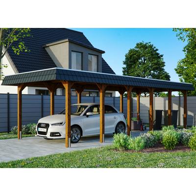 Einzelcarport SKANHOLZ "Spreewald", braun, B/H/T: 206cm x, Carports