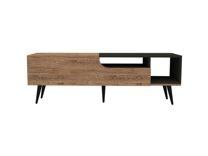 TV-Möbel Georis Kiefer/Anthrazit Holzwerkstoff B 150 cm