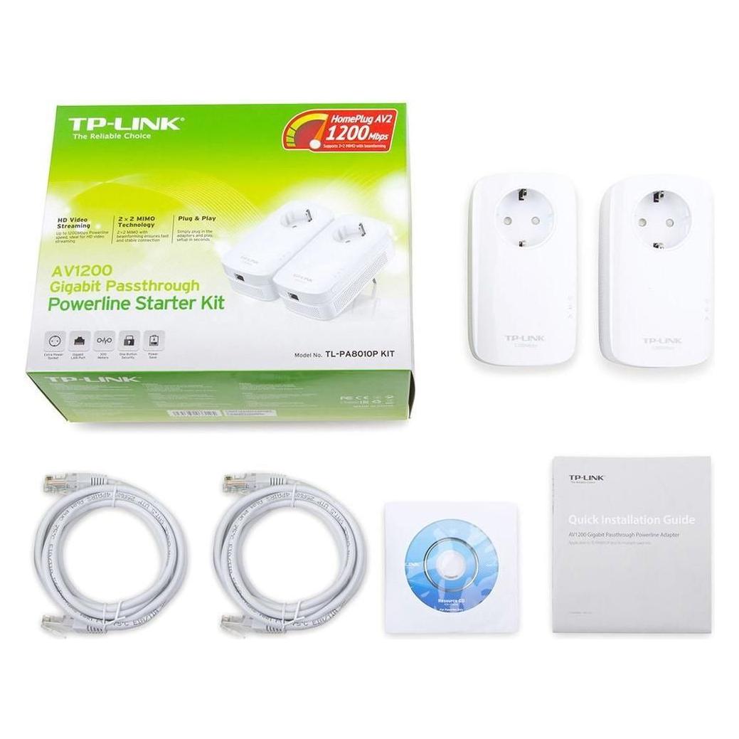 TP-Link AV1300 Starter Kit (1200 Mbit/s) (TL-PA8010P KIT)