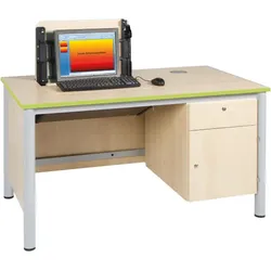 Lehrer Computertisch, abschließbar