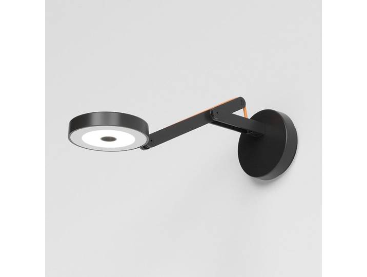 String W0 Wandleuchte DTW Matt Black/Orange - Rotaliana String W0 DTW - Wohnzimmer - Design - Metall - Einflammig