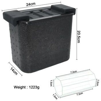 Uplift Treasures Clear Square Ice Cube Tray For Whiskey 8 Rhombic Pillar