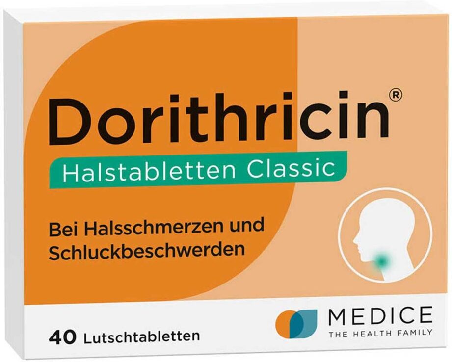 Dorithricin Classic Lutschtabletten bei Halsschmerzen