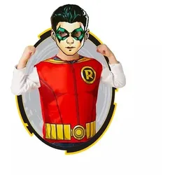Rubies: Justice League - Premium Robin-Kostüm mit Papiermaske, 95-125 cm