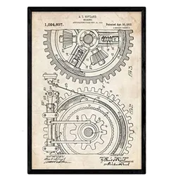 POSTER Getriebe 2 Patent A3 Rahmenlos