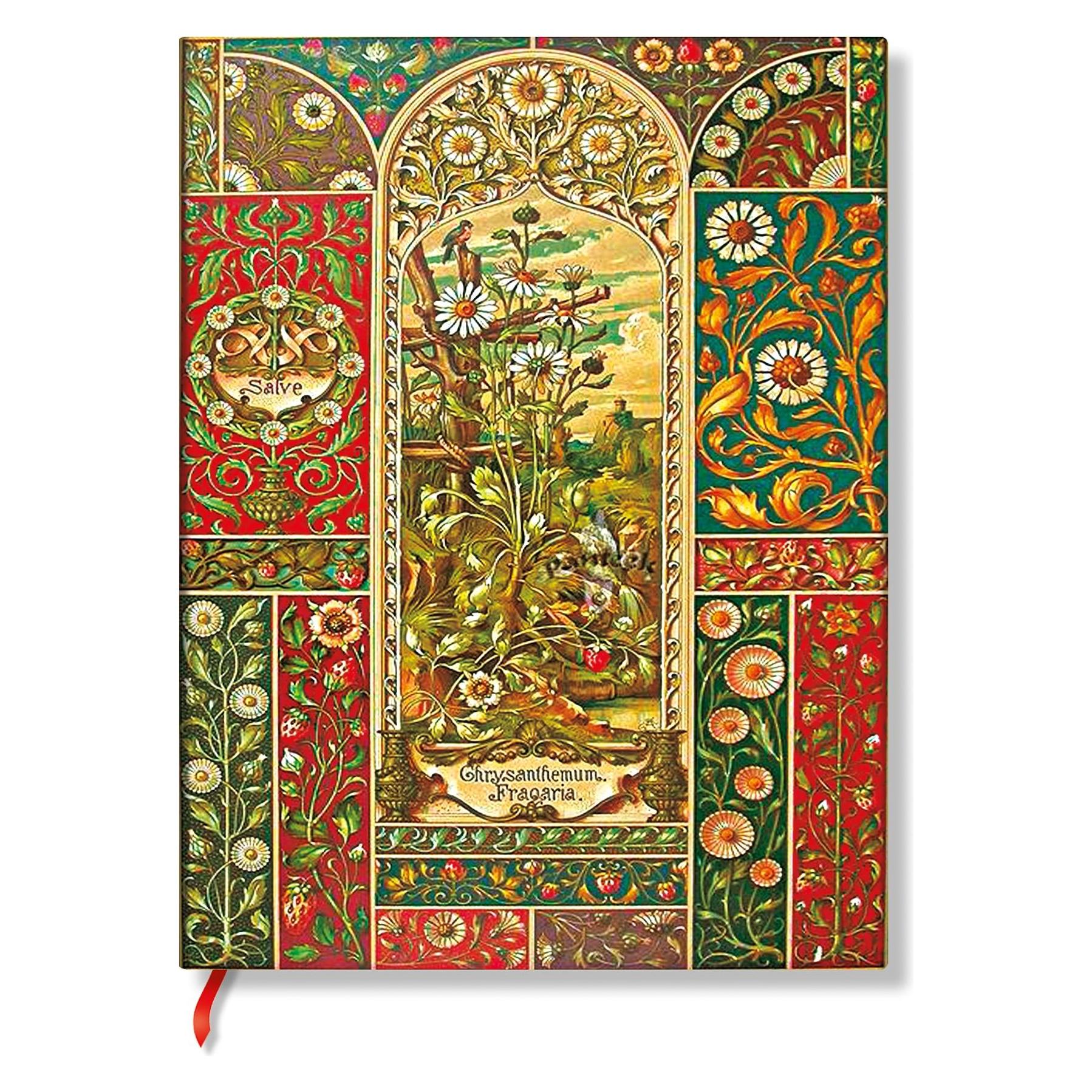Paperblanks Hardcover Notizbücher - Wiener Früchte - Midi - Liniert (MIDI, Liniert, Harter Einband) (60959420)