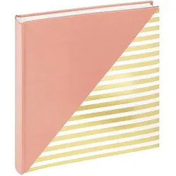 Walther Design, Fotoalbum, Unite lachsrose 26x25 50 weisse S. Goldprägung FA237R (26 x 25 cm)