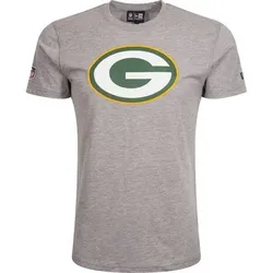 NEW ERA Herren T-Shirt Green Bay Packers, Größe S in Grau Grau