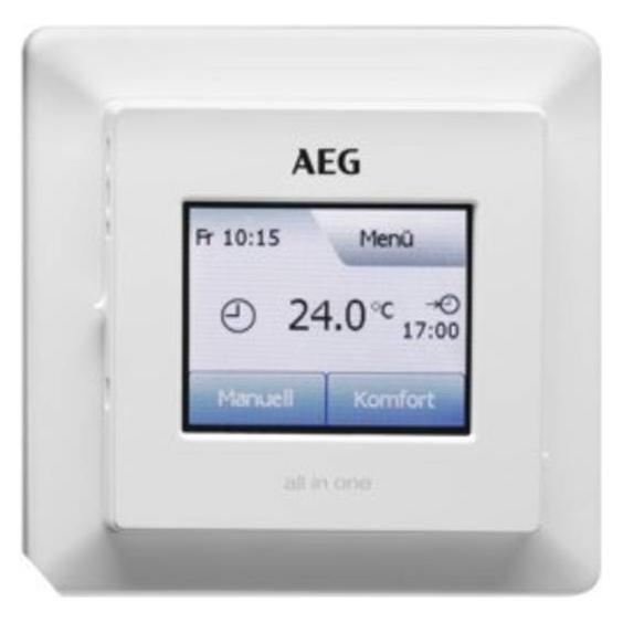 AEG Haustechnik FRTD 903 TC Fussboden- und Raumtemperaturregler, Touchscreen mit Farbdisplay, Wochenprogramme (233919)