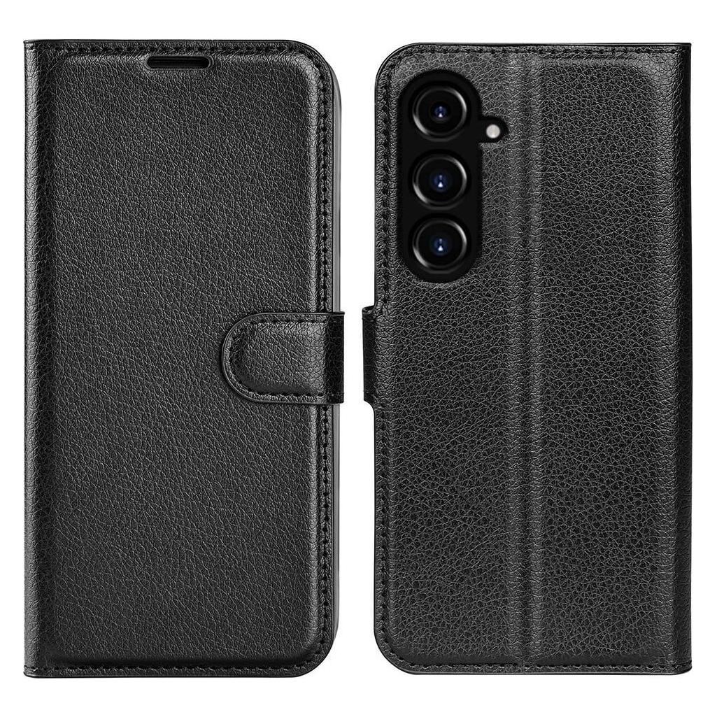 Cover-Discount Galaxy S23 FE - Leder Etui Hülle schwarz (Samsung Galaxy S23 FE) (660151340A)