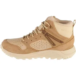 Merrell, Damen, Wanderschuhe, Wildwood Mid-Heel-Lederstiefel (40), Beige