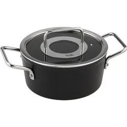 Fissler Kochtopf, Pfanne + Kochtopf, Grau, Silber