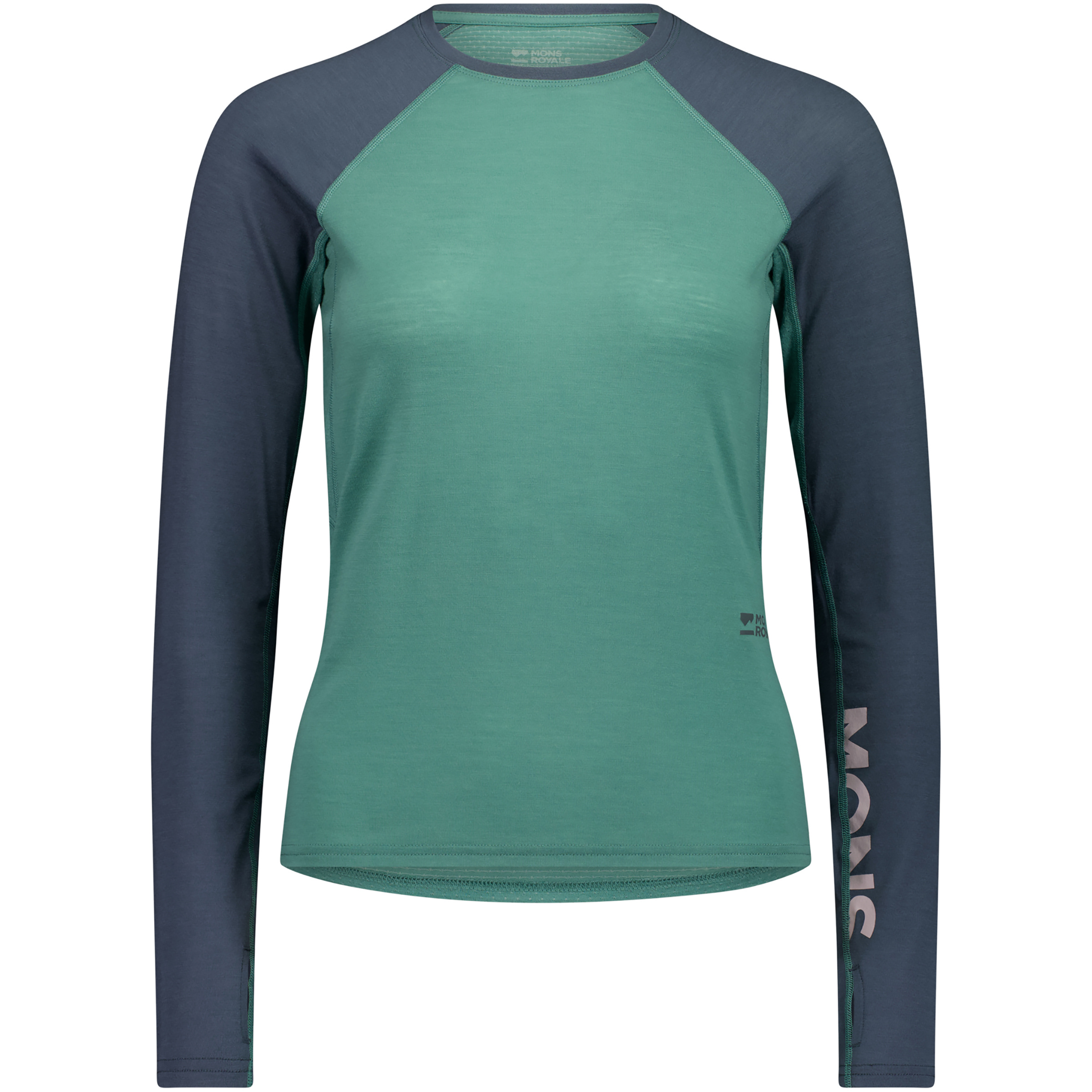 Mons Royale Bella Merino Damen Longsleeves Merino weiss Größe L Schnell trocknend Merinowolle