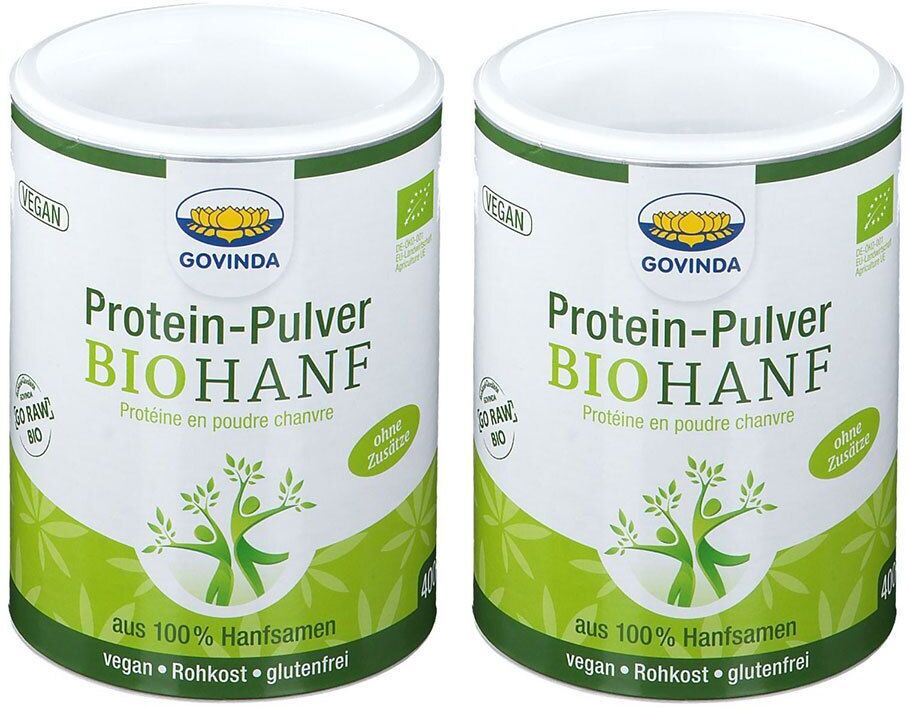 Govinda Bio Hanfprotein-Pulver 2x400 g Pulver