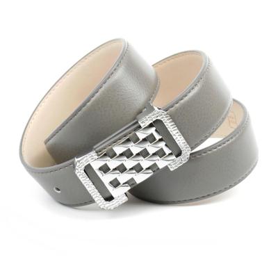 Ledergürtel ANTHONI CROWN, Damen, Gr. 85, grau, Leder, unifarben, Gürtel Ledergürtel, Graufarbener Ledergürtel mit Fashion-Schließe