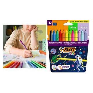 Bic Kids Filzstifte farbsortiert, 12 St. (12x) (301696)