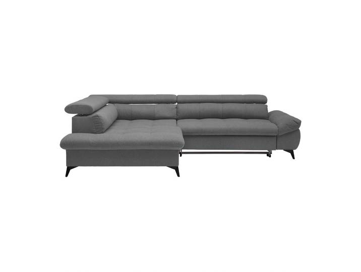 Ecksofa ALBERTO Chenille Anthrazit