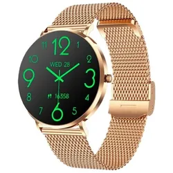 Carneo Phoenix Hr+ Smartwatch der 2. Generation in Gold (41 mm, Gold, ohne SIM), Smartwatch