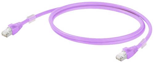 Weidmüller 2701550002 RJ45 Patchkabel CAT 6a S/FTP 0.20m Violett 1St.