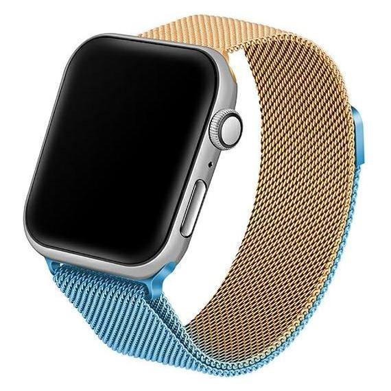 Beline pasek Apple Watch Steel 38/40/41mm niebiesko-złoty blue/gold (Stahl, Stainless Steel) (35265474)