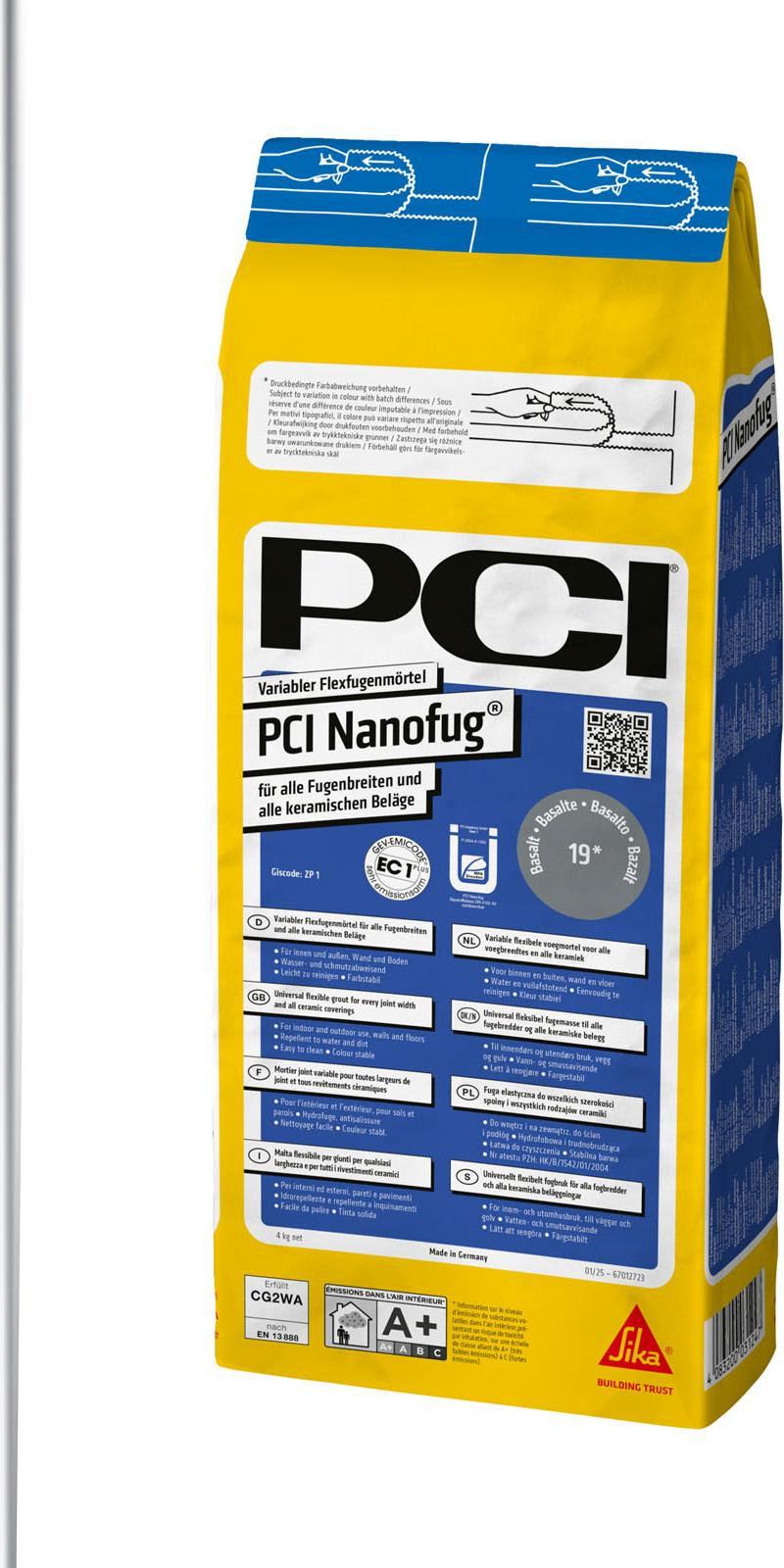 PCI Nanofug Nr. 20 Wit 4 kg van PCI Augsburg