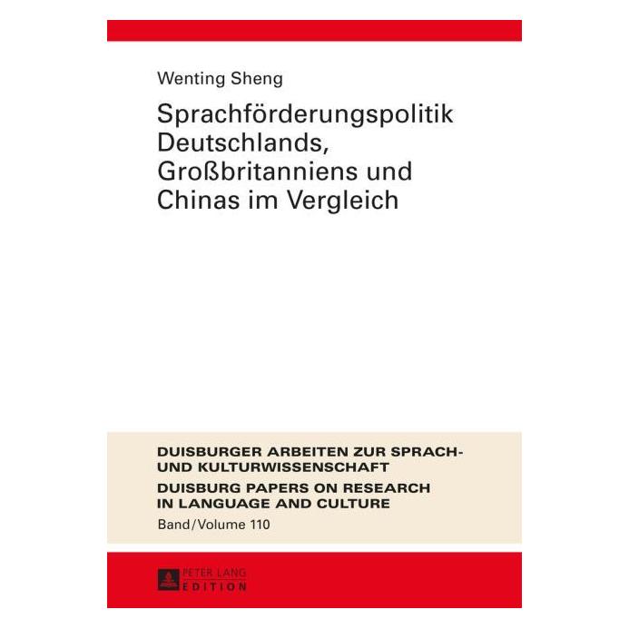Peter Lang Sheng:Sprachförderungspolitik Deutschla (Deutsch, Hardcover, Ulrich Ammon, Wenting Sheng) (67838130)