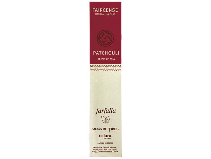 farfalla Patchouli / Dream of Asia, Faircense Räucherstäbchen mit Halterung