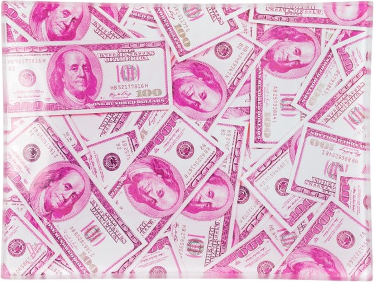 V-Syndicate Glazen dienblad Dollars