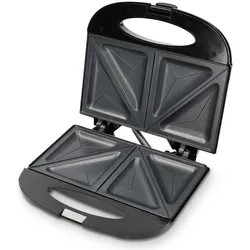Melissa Sandwichmaker 750 W Sandwichplatten Automatische Temperaturkontrolle Antihaftbeschic, Kontaktgrill, Schwarz