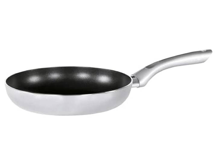 Krüger Aluminium Bratpfanne London Ø 24 cm Induktion Antihaft-Versiegelung Induktionsgeeignet Spülmaschinengeeignet Leichtes Aluminium Schnelle Wärmeverteilung Für den Küchenalltag