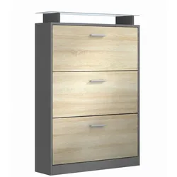 SCHUHSCHRANK Lavia Front in Eiche sägerau