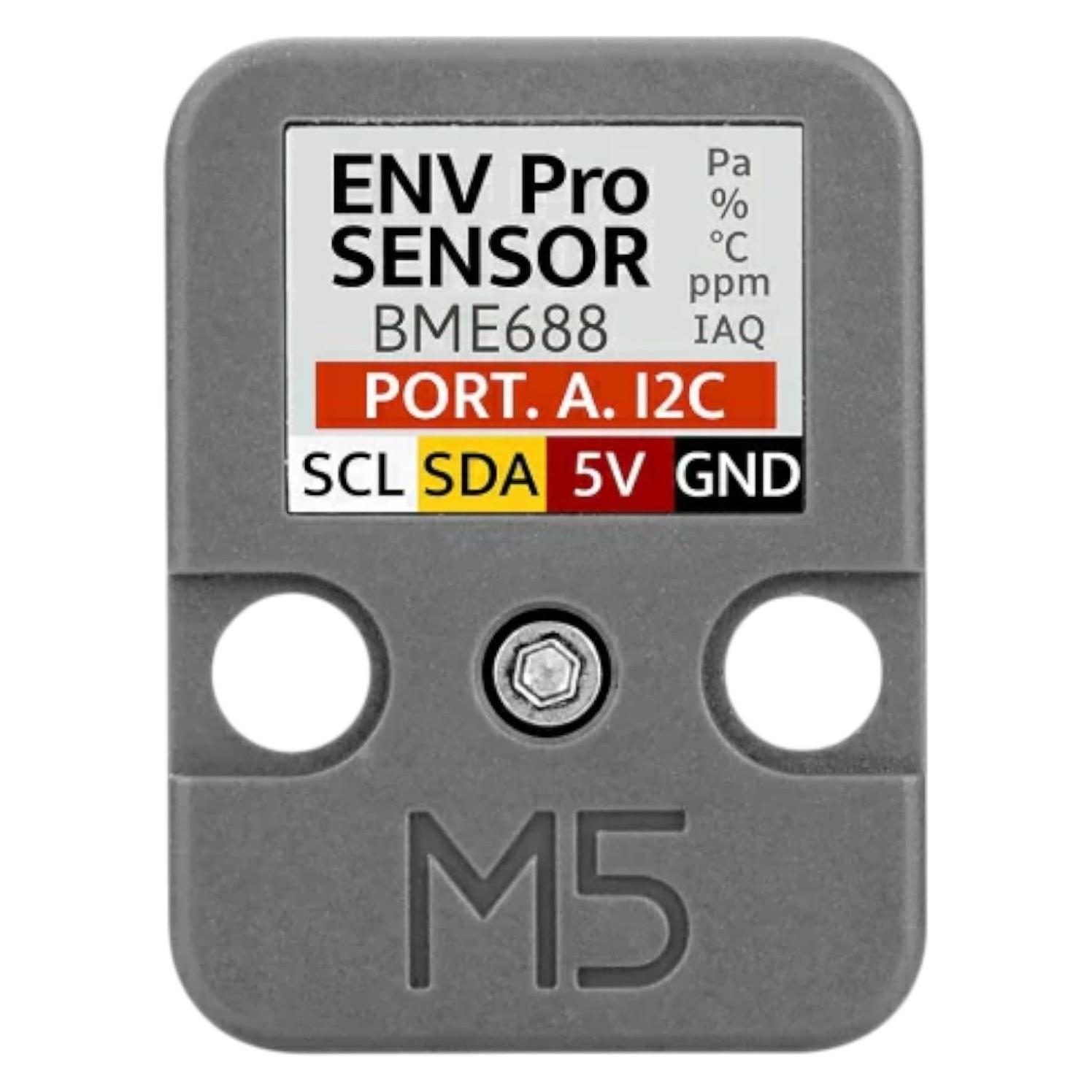 M5Stack ENV Pro Unit Temperatur-Feuchtigkeit-Luftdruck und Gas BME688 (43146668)