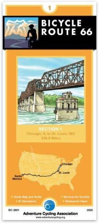 Route 66 - Cycling Map #1   Adventure Cycling Association
