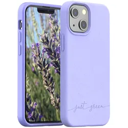 Just Green Bio Case (Apple iPhone 13 mini), Smartphone Hülle, Violett