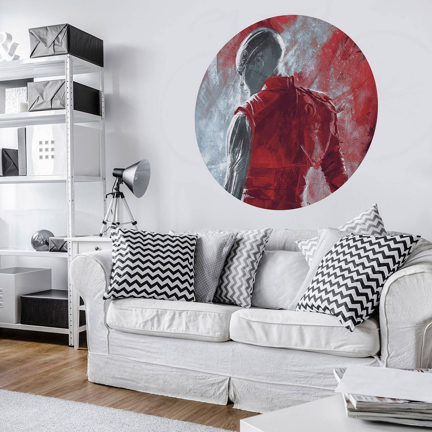 home24 Vlies-fotobehang Avengers Nebula, 128 x 128 cm