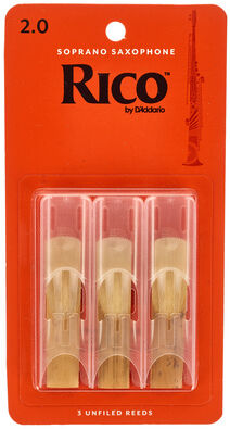 DAddario Woodwinds Rico Soprano 2.0 - 3-Pack