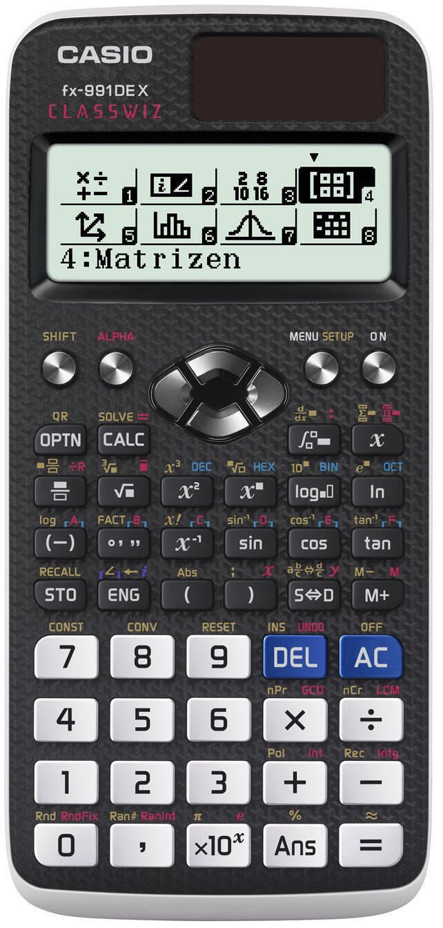 CASIO Wissenschaftlicher Taschenrechner FX-991DE X FX-991DEX-WA-ET