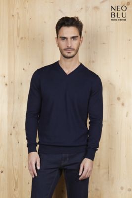 Pullover con collo a v Sullivan men Personalizzate o neutre Neoblu
