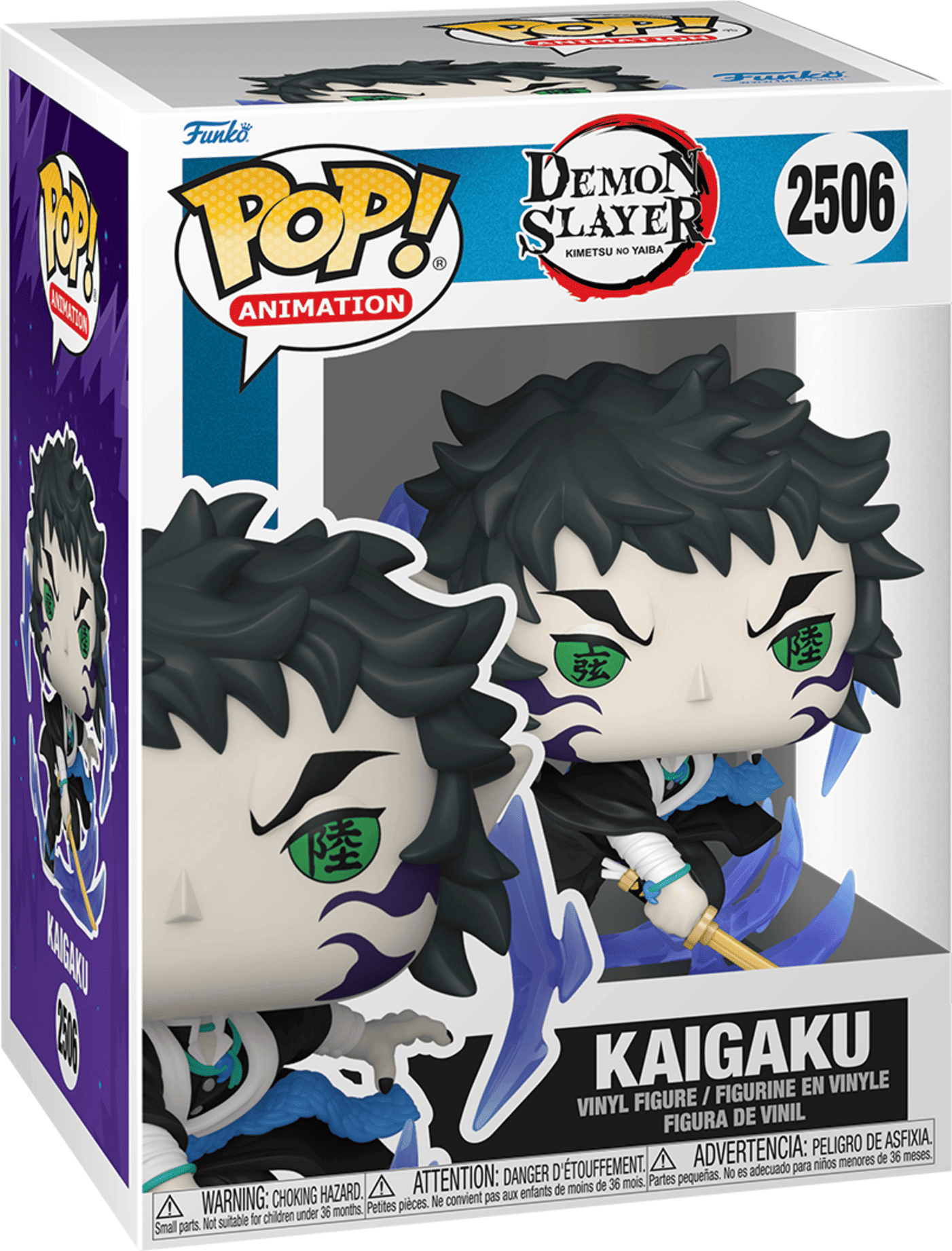 Funko Pop! Animation Demon Slayer Kaigaku #2506 Vinyl Figure, 10.4 cm tall, Official Funko Collectible