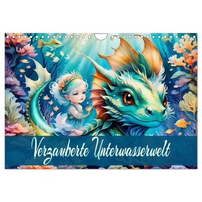Verzauberte Unterwasserwelt (Wandkalender 2026 DIN A4 quer), CALVENDO Monatskalender