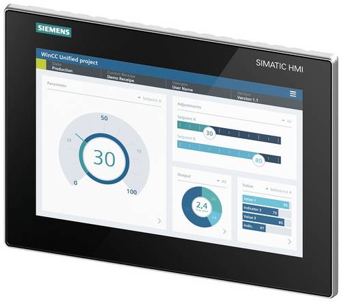 Siemens SIMATIC HMI 6AV2128-3MB06-0AX1 MTP1200 Unified Comfort 12,1 Zoll Industriematerial
