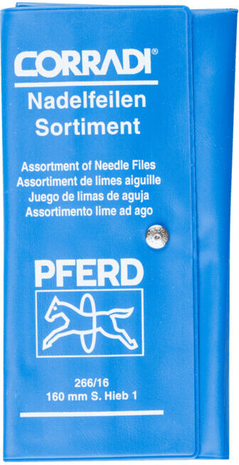 Jeu de limes aiguilles CORRADI L. 160 mm coupe SH1 DH2 PFERD (12314082)