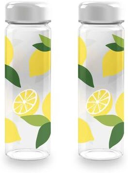 Abode Homewares Lemon Fresh Acrylic Quench Water Bottle - Yellow - 20 oz