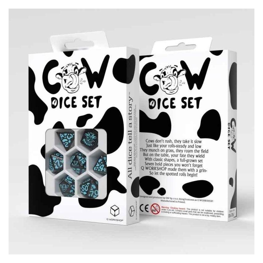 Q Workshop Cow Dice Set: MOOlissa (QWO98031)
