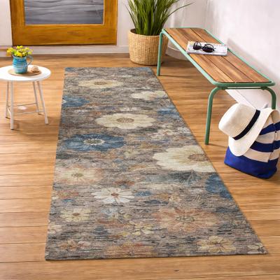 Addison Rugs Machine Washable Indoor/ Outdoor Floral Cheri Chantille Rug