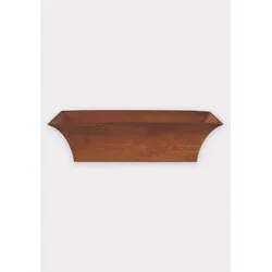 Badeko Pflanzschalen-Set (für Herz-Holzregalset) in Edelrostoptik