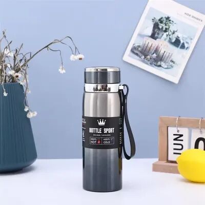 Discount Dollar Deals Stainless Steel Thermal Water Bottle Keeps Hot Cold For Hours, Perfect For Tea, Coffee, And Water blue