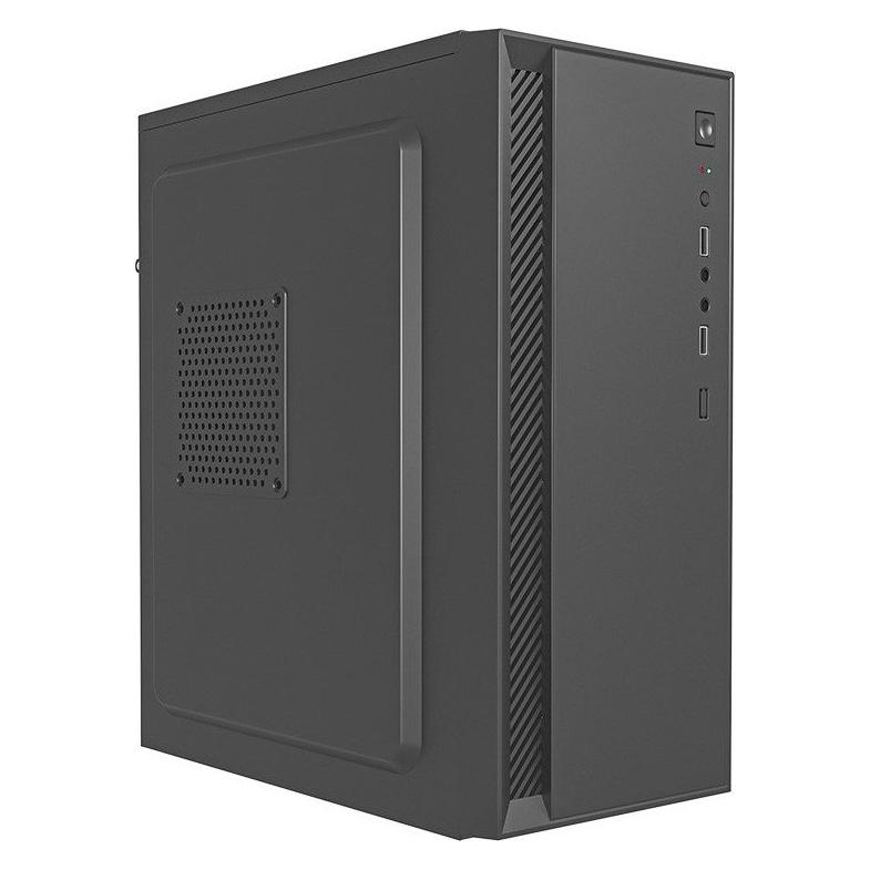 Eurocase skříň MC EC-180-5, mATX, 2x USB-A, černá (mATX, Mini-ITX) (MC EC-180-5)